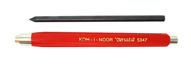 Koh-I-Noor 5.6mm Clutch Pencil Red Barrel